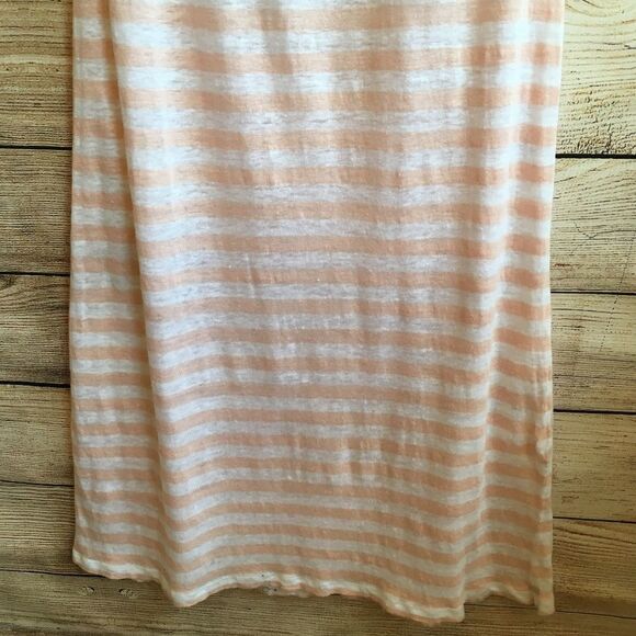 C & C OF CALIFORNIA TUBE MAXI DRESS IN 100% LINEN - Picture 3 of 9